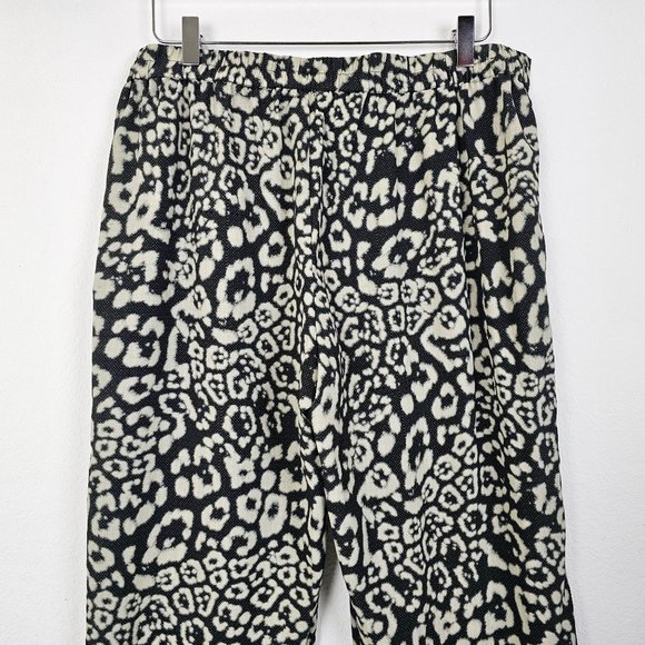 Joe Fresh Pants Womens Grey Beige Wide Cut Loose Pockets Size L - Picture 5 of 9